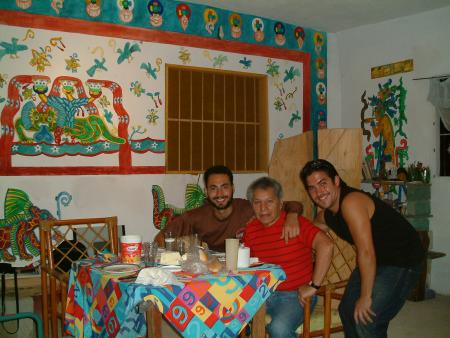 En casa de Ricardo en Palenque
