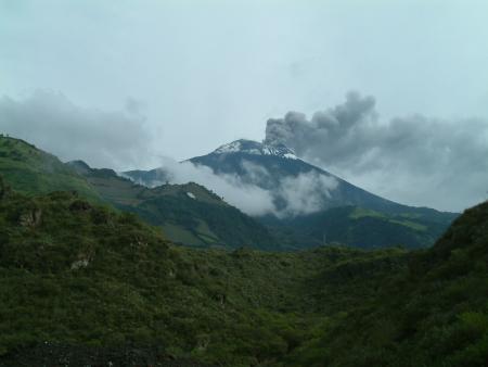 El volcan Tungurahua, Ecuador