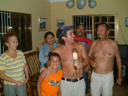 La torta de cumpleaos...
