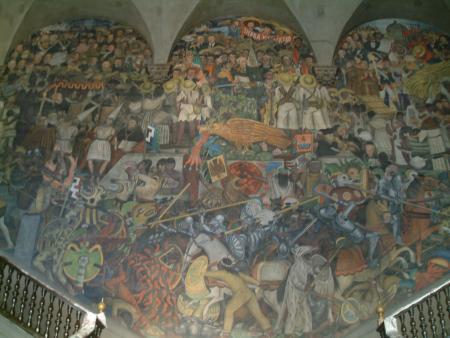 Palacio Nacional, Mural de Diego Rivera
