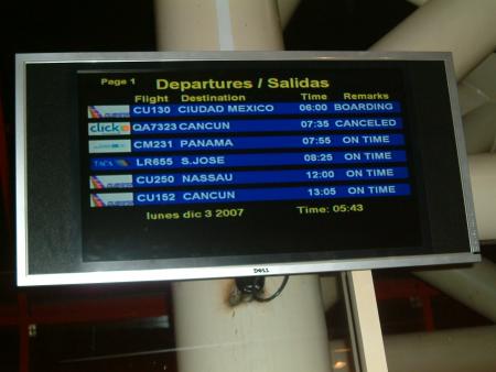 Prochaine etape le Mexique!!!