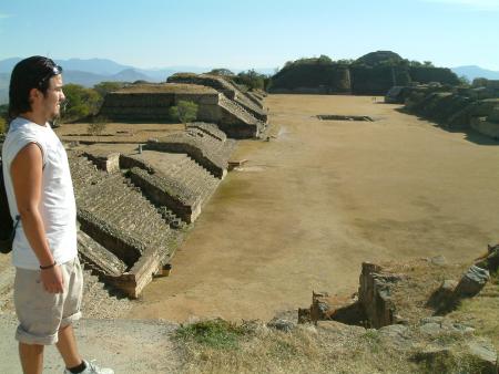 Las ruinas de Monte Alban, Oaxaca